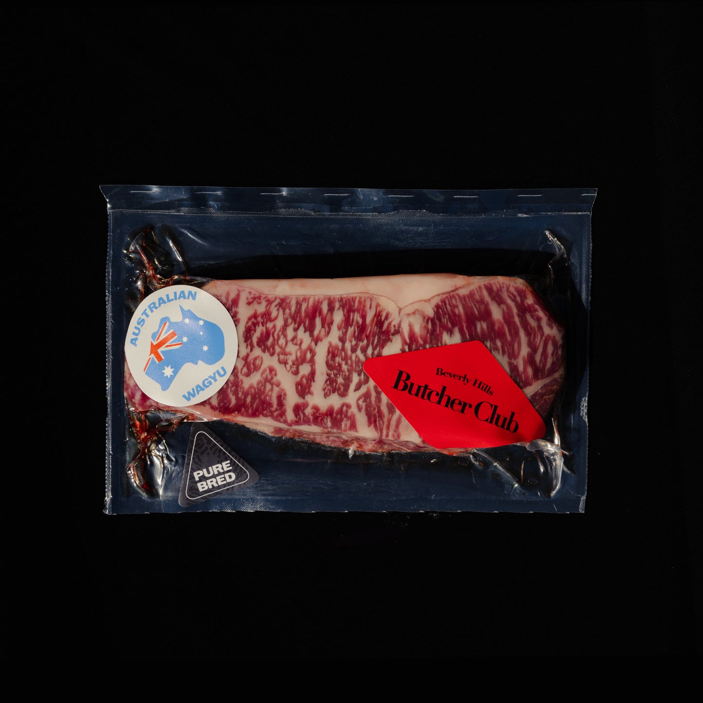 Australian Wagyu Steak • New York • 14 oz • Margaret River Farms • MB 8-9